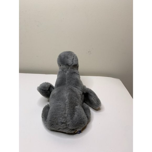 Vintage Arctic Harp Seal R Dakin Plush Grey Seal Nutshell Filled 1976 10.5" Inch - Picture 3 of 7